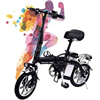 Convincied Bicicleta eléctrica- 350W- Batería 48V 10Ah - 35km-h，El kilometraje es de 50-60 km.